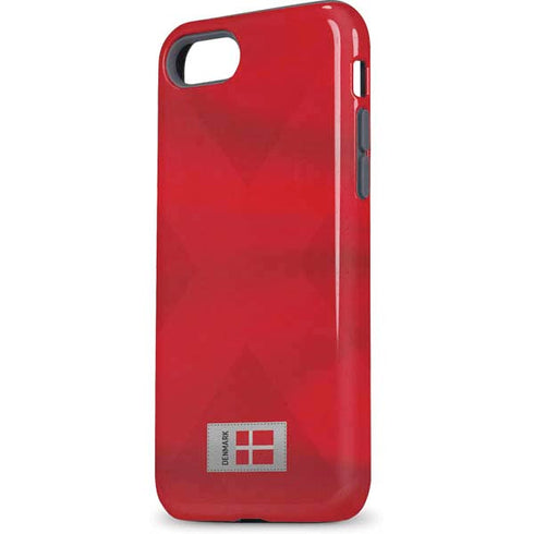 Denmark Soccer Flag iPhone 7 Pro Case